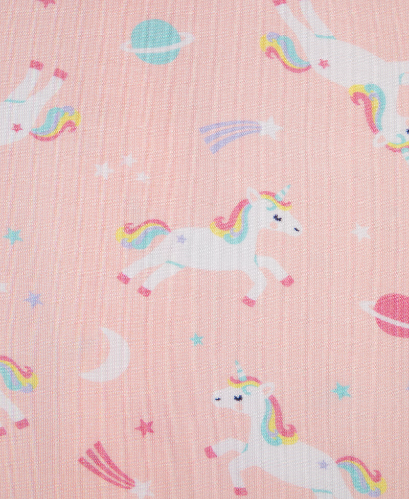 Unicorn Zip Front Bamboo Pajama - Little Me