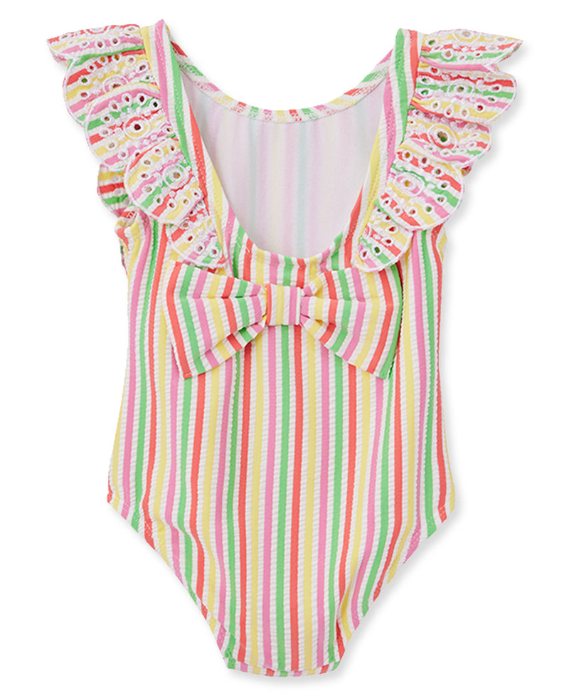 Multi Stripe Swimsuit - Little Me