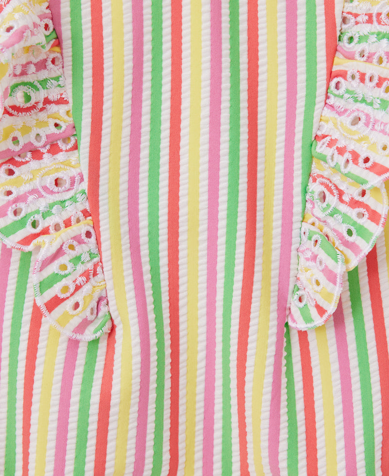 Multi Stripe Swimsuit - Little Me