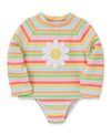 Rainbow Toddler Rashgaurd Set - Little Me
