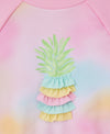 UPF 50+ Pineapple Long Sleeve One-Piece Rash Guard - Little Me