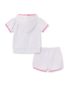 White Terry Cover Up Set - Little Me