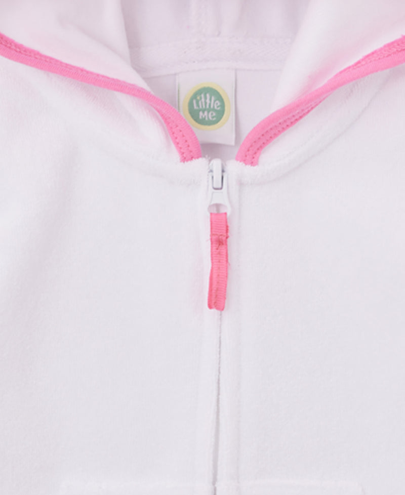 White Terry Cover Up Set - Little Me