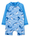Shark Long Sleeve Infant Rashguard Suit (6M-24M) - Little Me