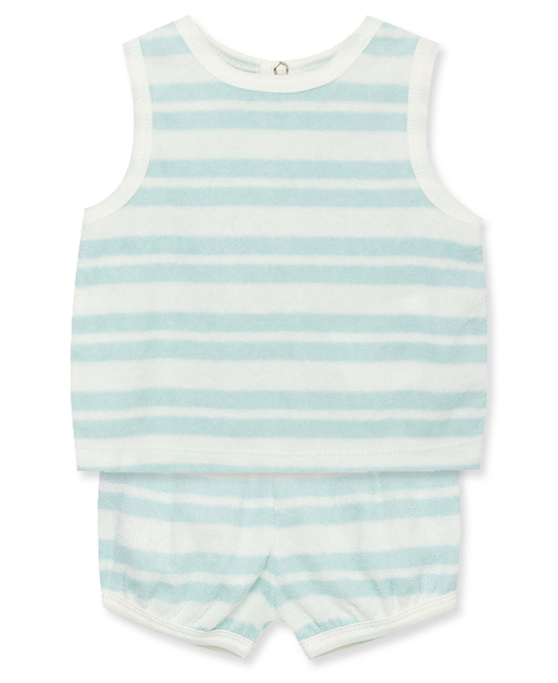 Focus Kids Coastal Stripe Terry 2-Piece Set - Little Me