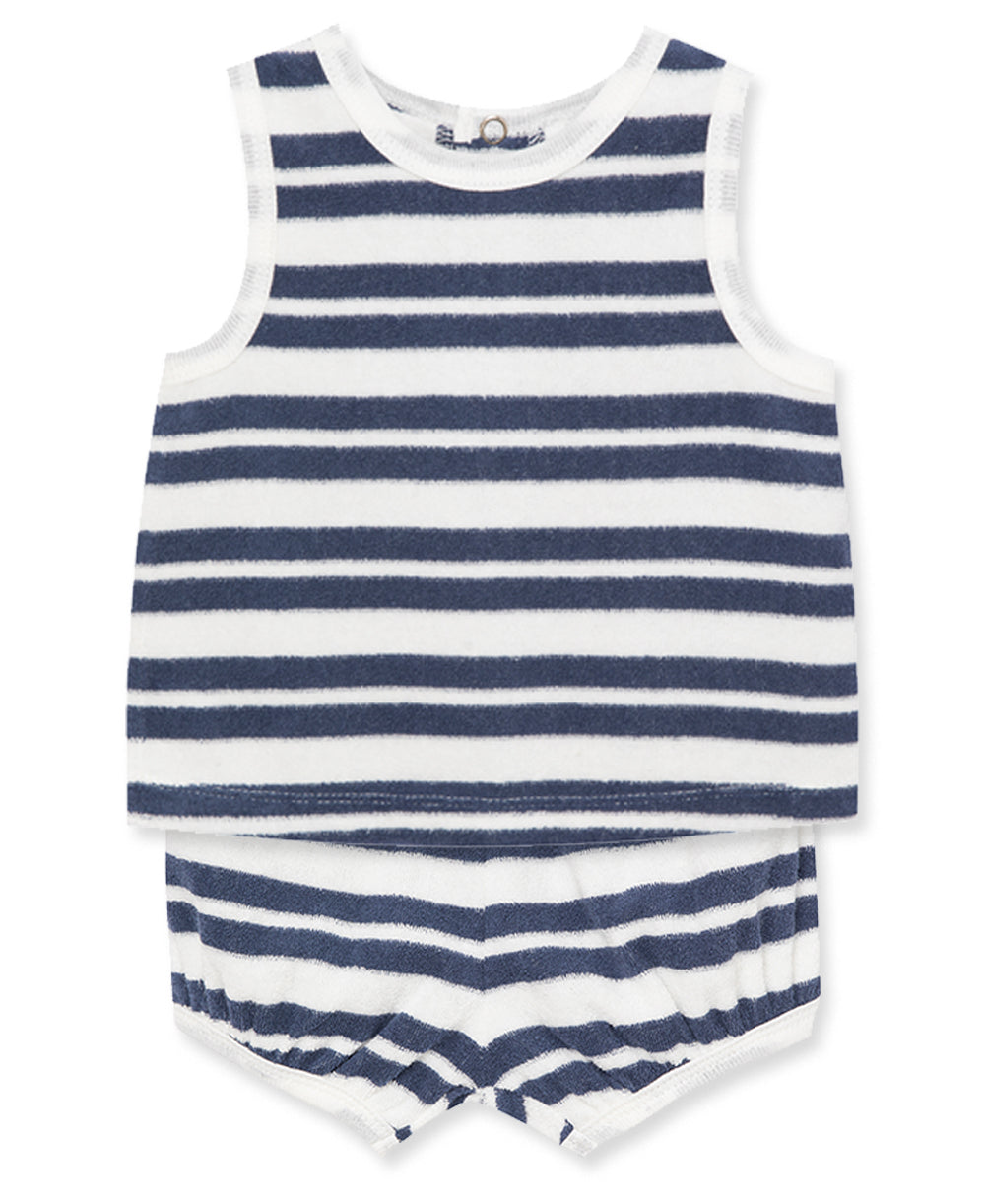 Navy Stripe 2Pc Set - Little Me