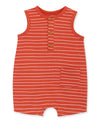 Focus Kids Cranberry Rib Romper - Little Me