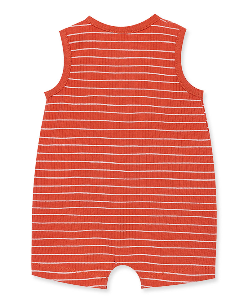 Focus Kids Cranberry Rib Romper - Little Me