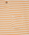 Focus Kids Orange Stripe Ribbed Romper (3M-12M) - Little Me