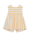 Focus Kids Orange Stripe Dress Set(12M-24M) - Little Me